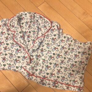 Christmas Monkey Roller Rabbit Pajama Set